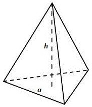 Regulaarne kolmnurkse püramiidi